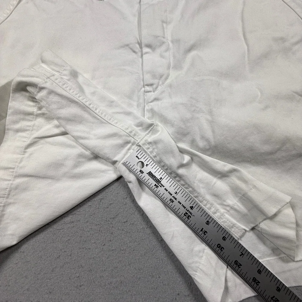 Polo Ralph Lauren Mens Relaxed Fit Chino Shorts White Cotton Size 36